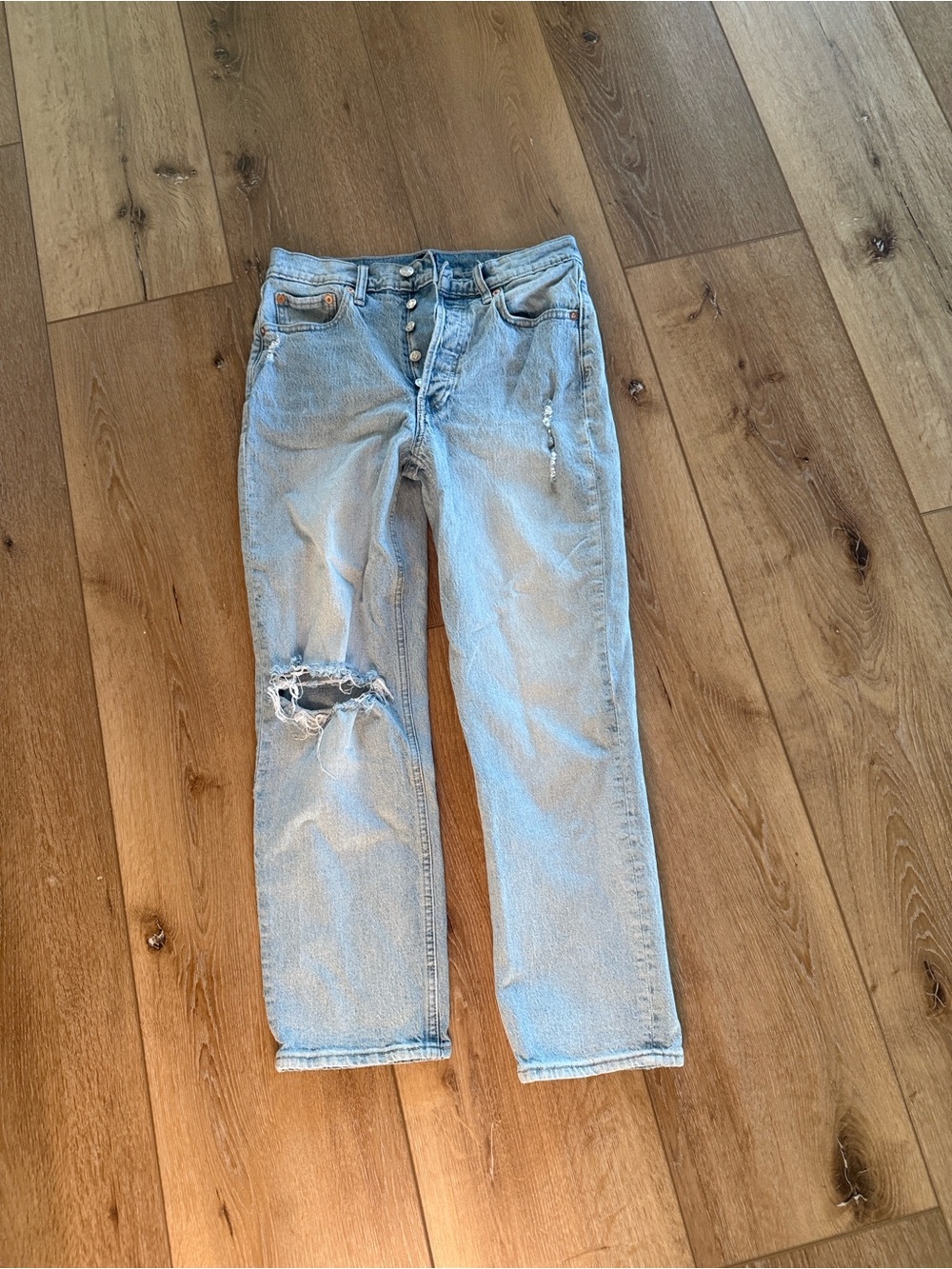Gap light wash jeans ankle
